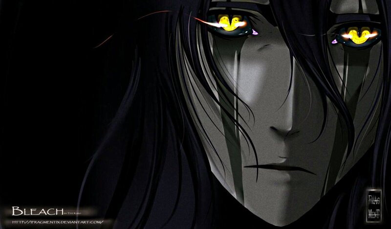 Anime Character with Glowing Eyes — Black, Dramatic, Night, Manga