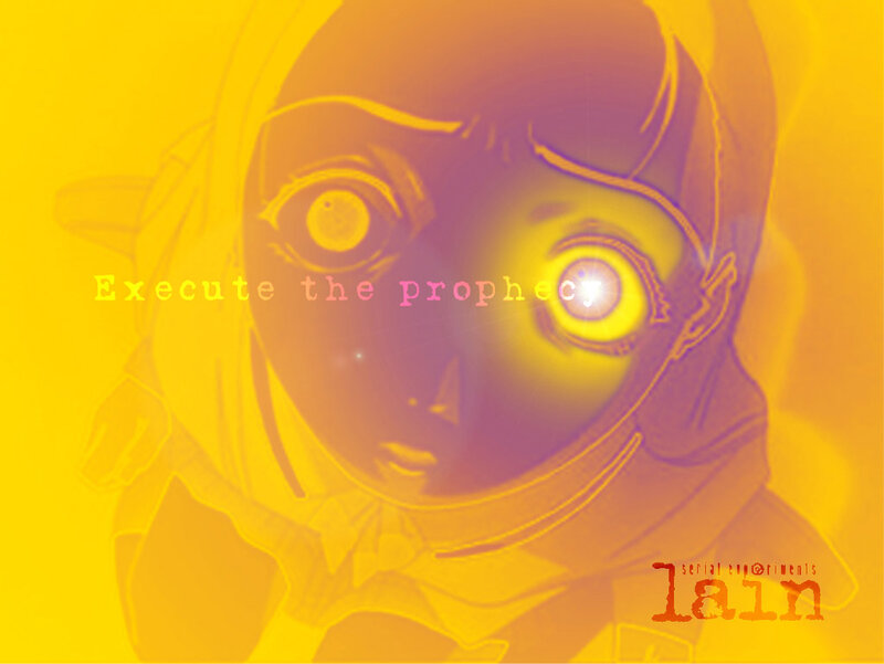 Anime Character with Glowing Eyes — Yellow, Dramatic