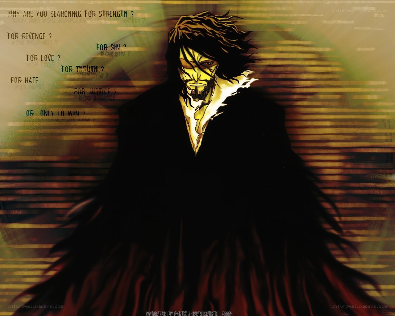 Anime character with glowing face