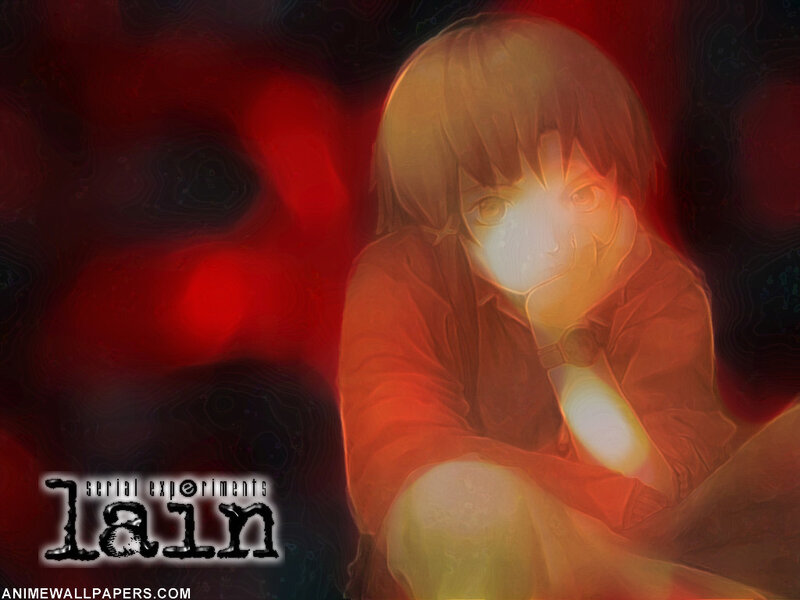 Anime Character with Glowing Face — Red