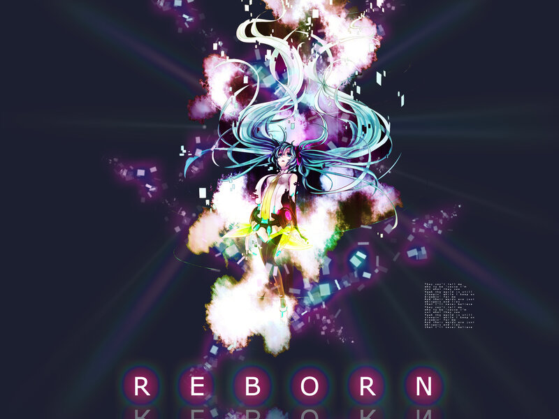 Anime character with glowing hair