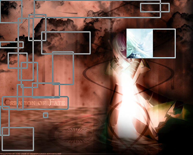 Anime character with glowing light