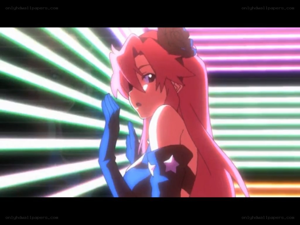 anime character with glowing lights