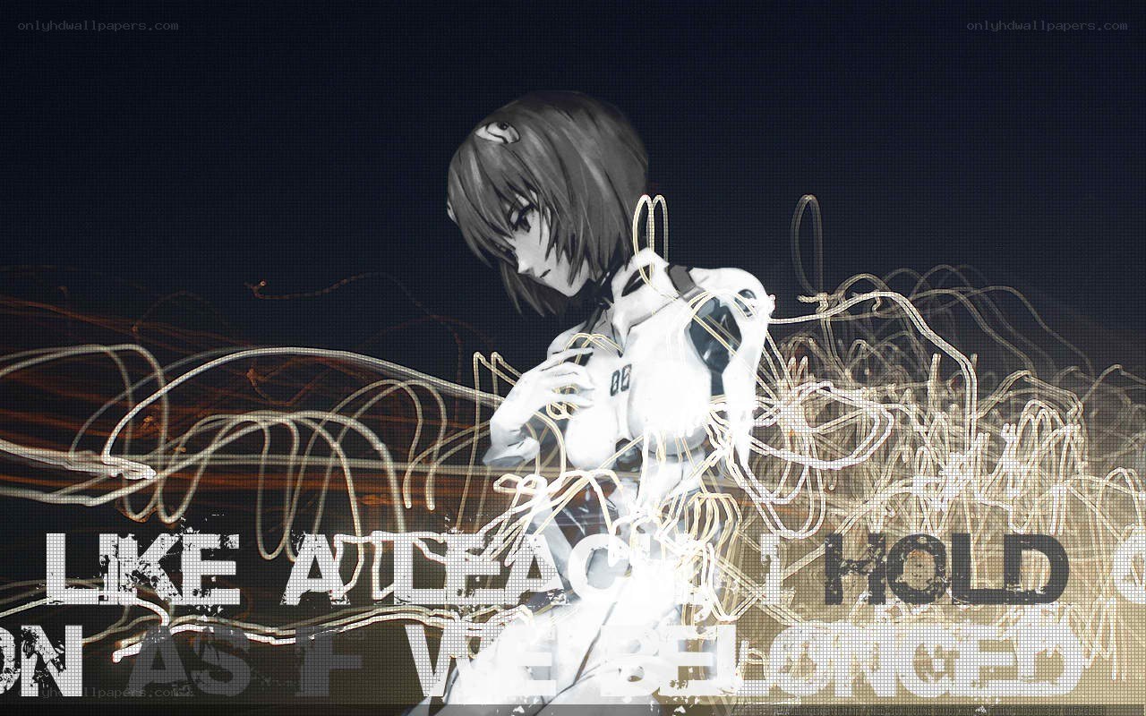 anime character with glowing lines