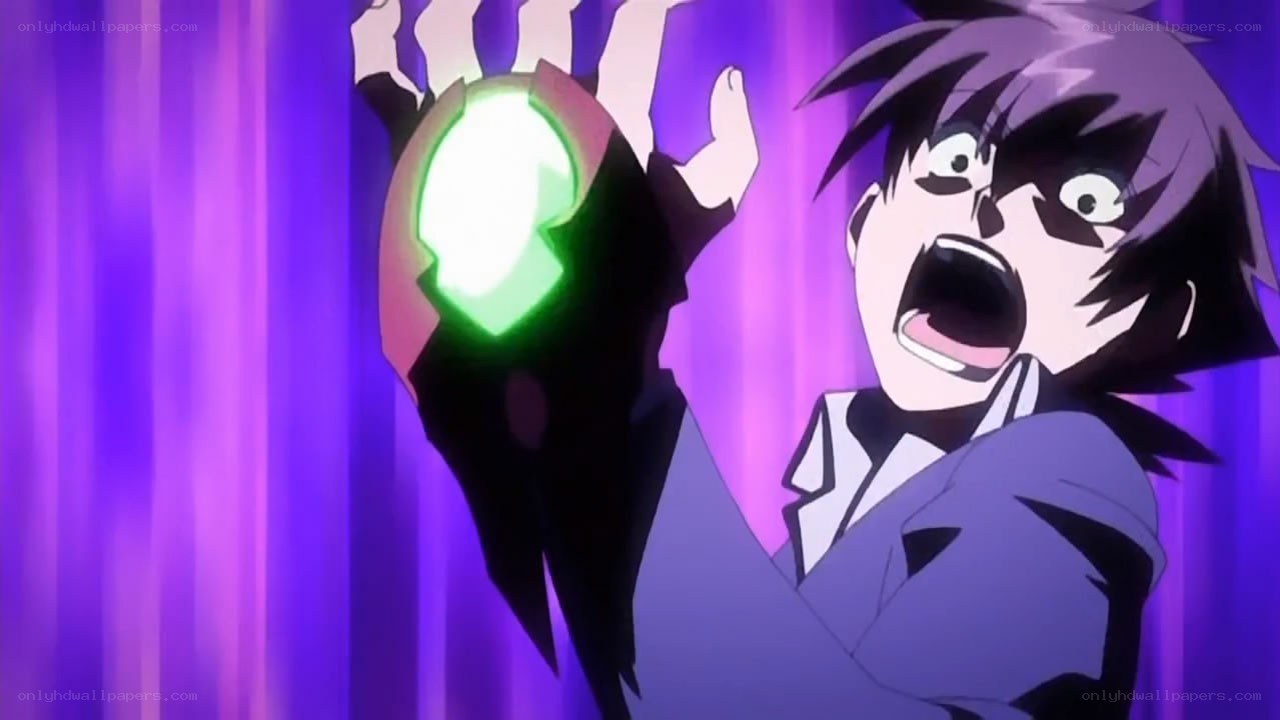 anime character with glowing orb