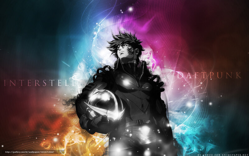 anime character with glowing orb