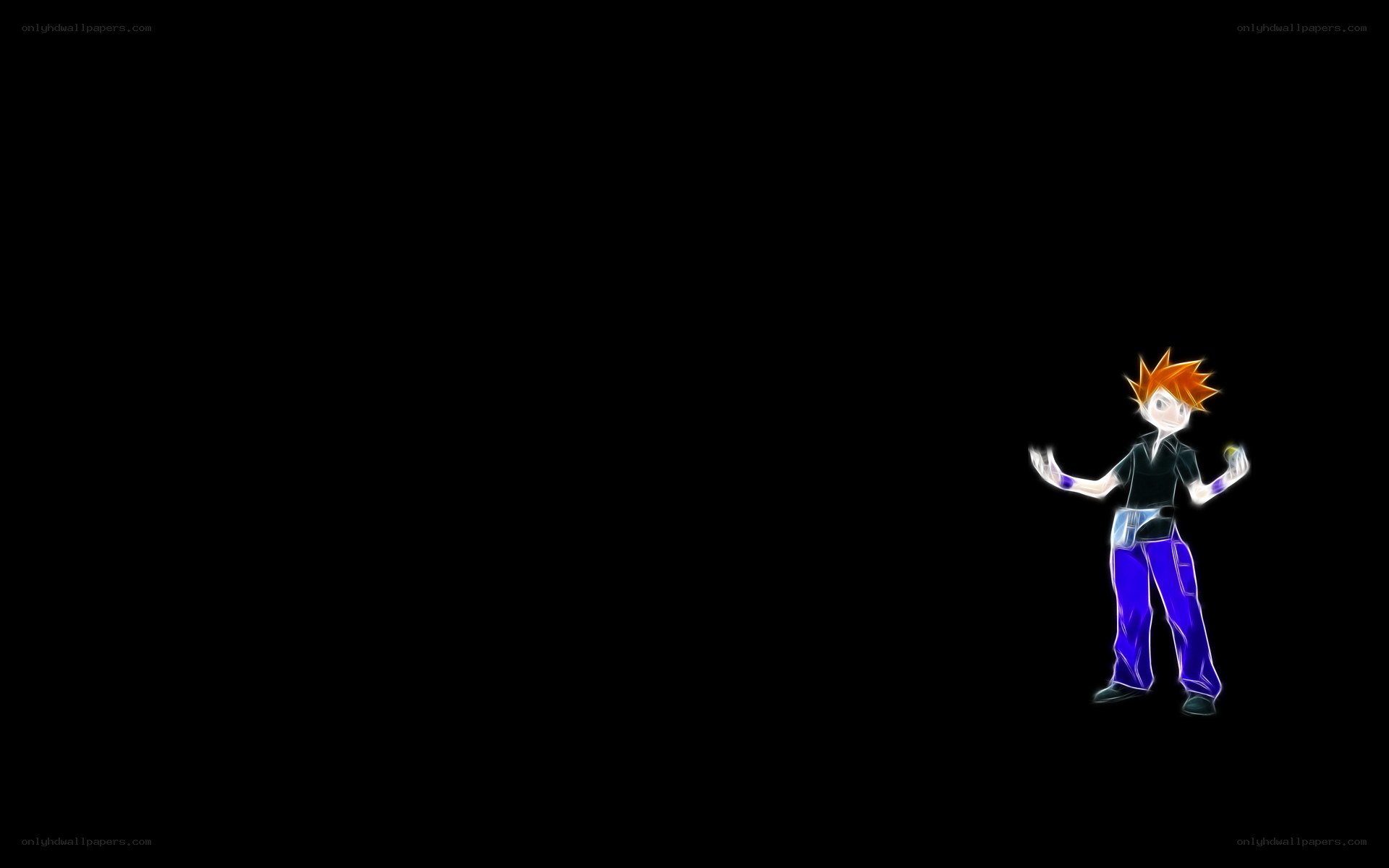 anime character with glowing outline