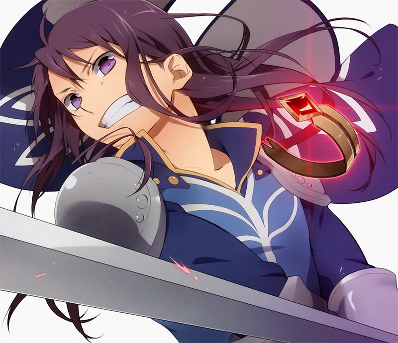 anime character with glowing ring