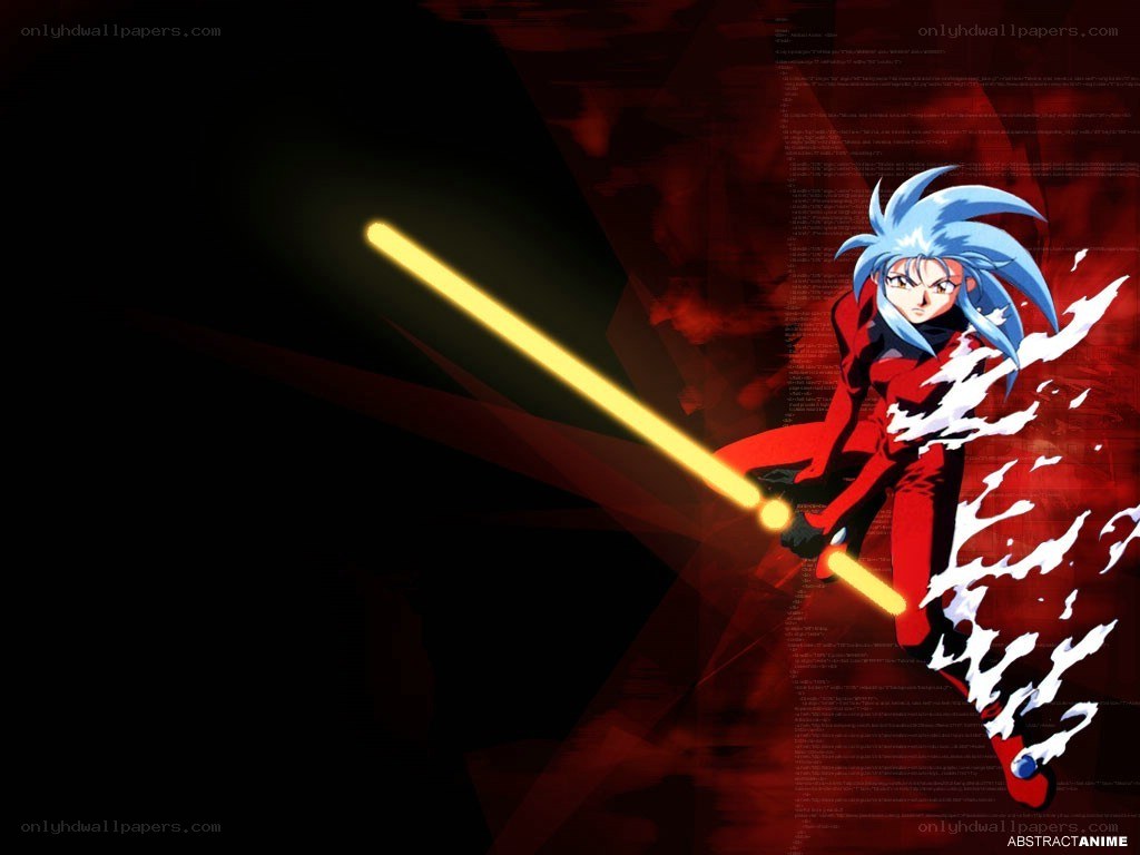 anime character with glowing sword