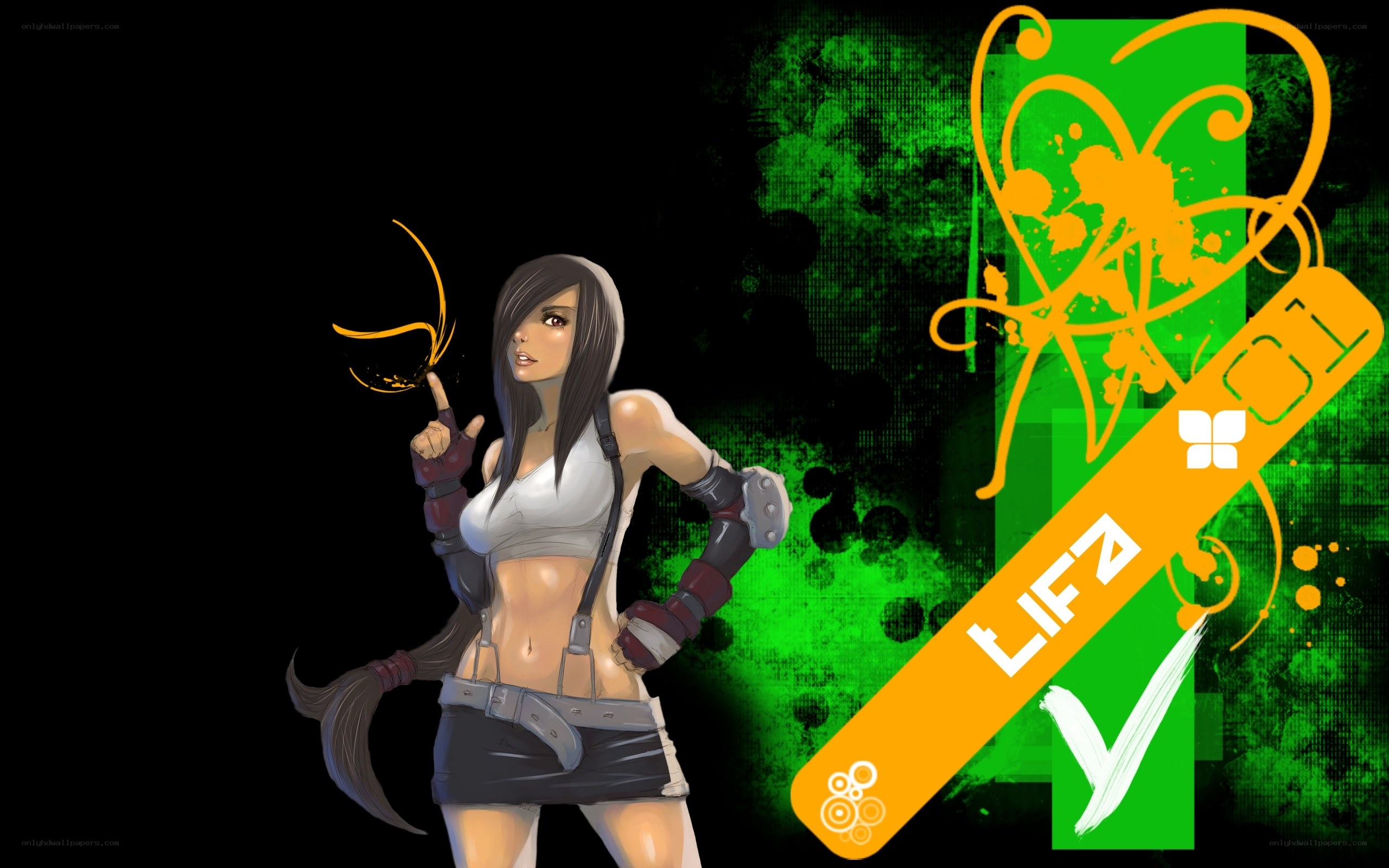 anime character with glowing weapon