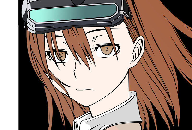 anime character with goggles