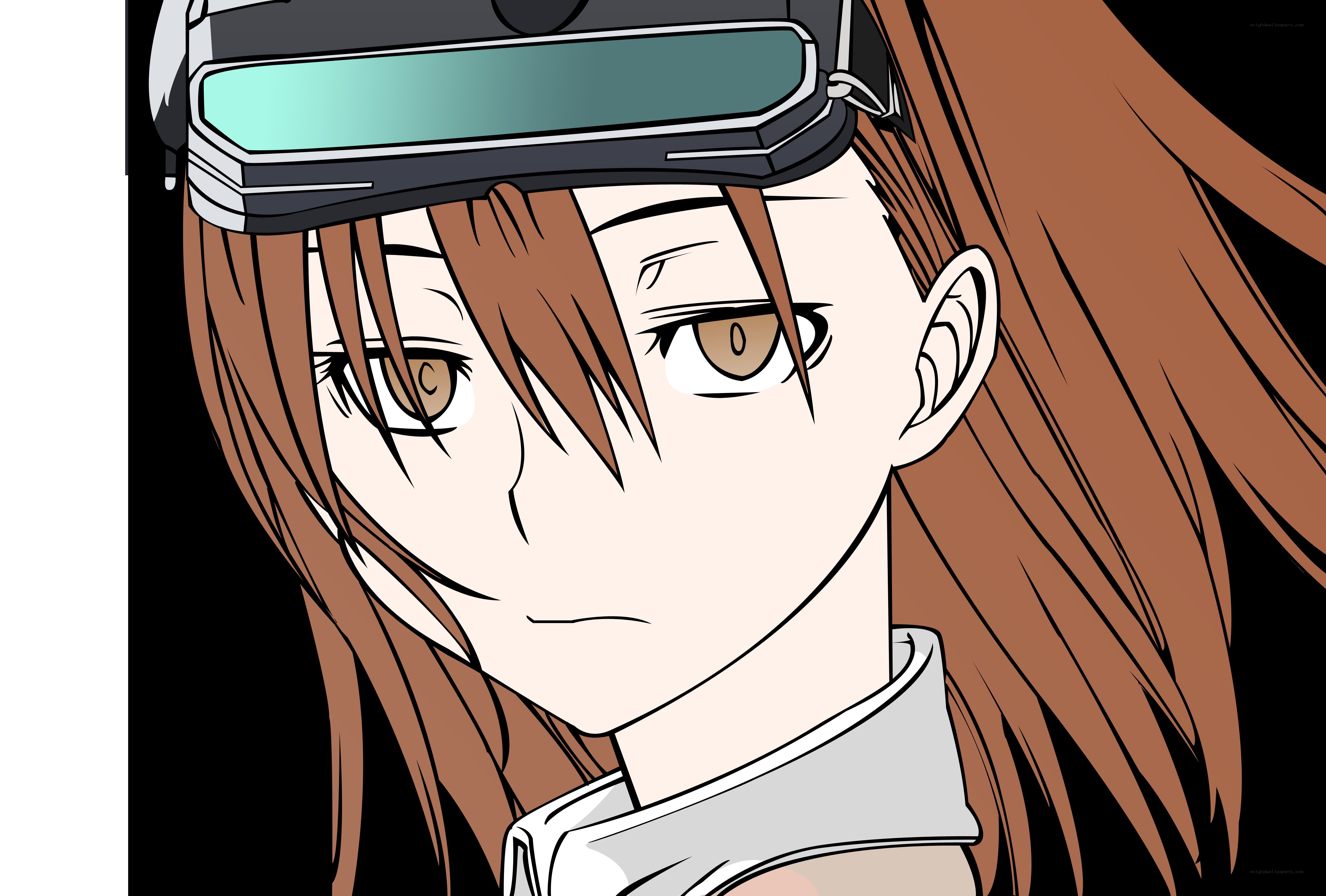 anime character with goggles