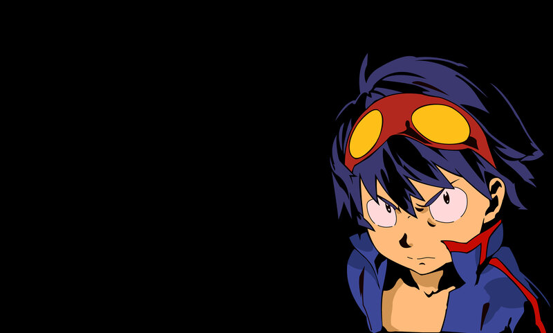 anime character with goggles