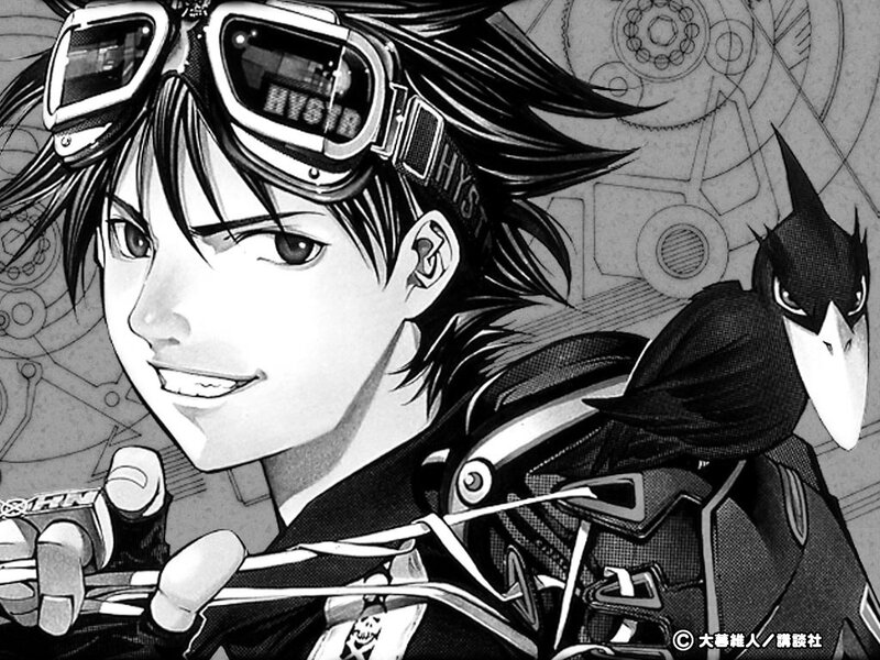 anime character with goggles