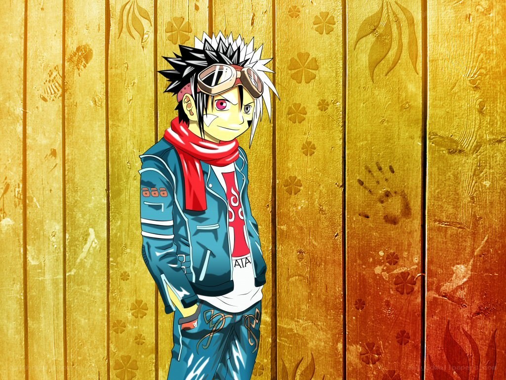 anime character with goggles