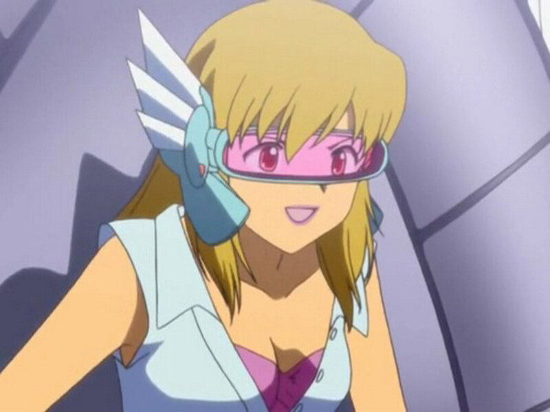 anime character with goggles