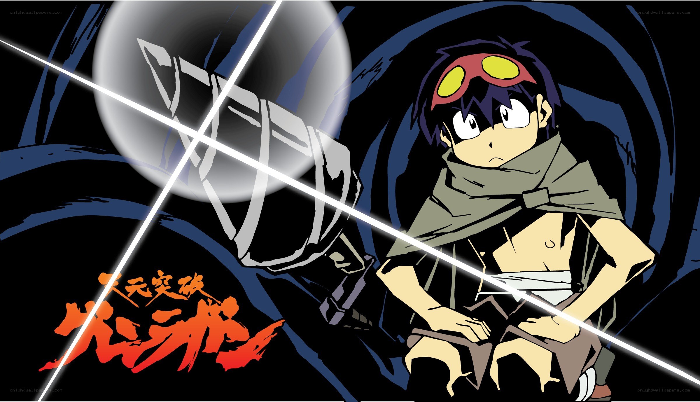 Anime character with goggles and sword