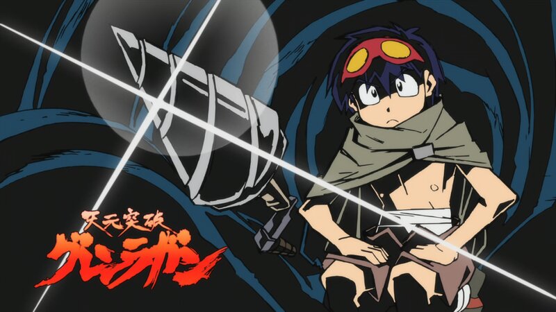 Anime Character with Goggles — Black, Dramatic, Sword