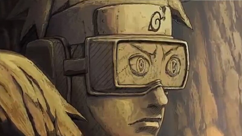 Anime Character with Goggles — Brown, Dramatic