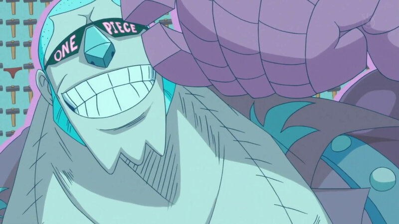 Anime Character with Goggles — Purple, Aggressive