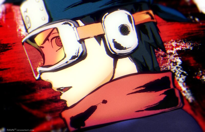 Anime Character with Goggles — Red, Dramatic
