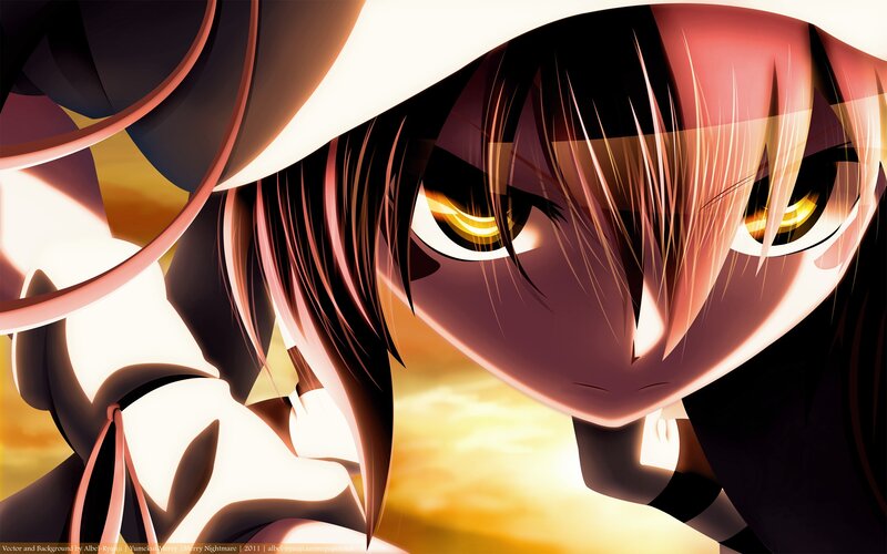 anime character with golden eyes