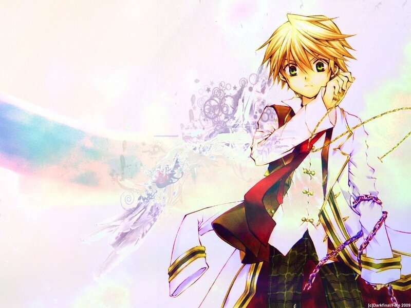 anime character with golden hair
