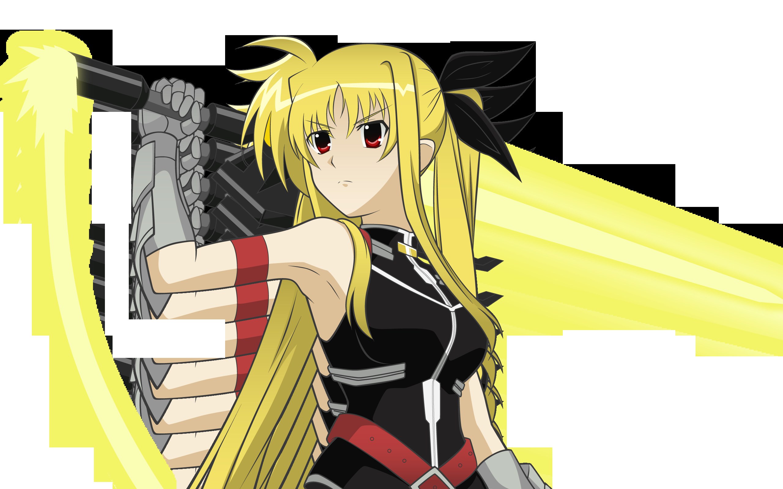 anime character with golden sword