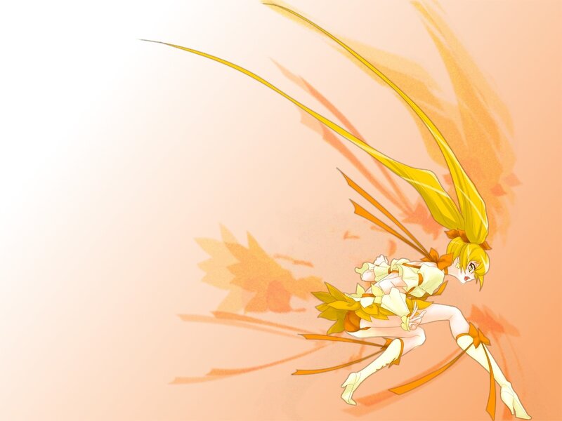 anime character with golden wings