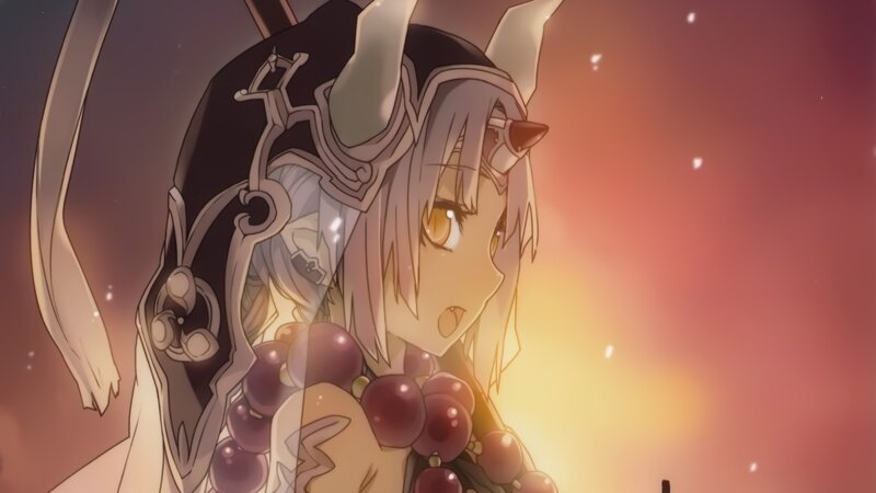 anime character with grapes