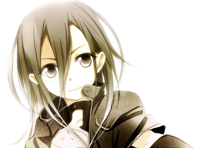 anime character with gray hair