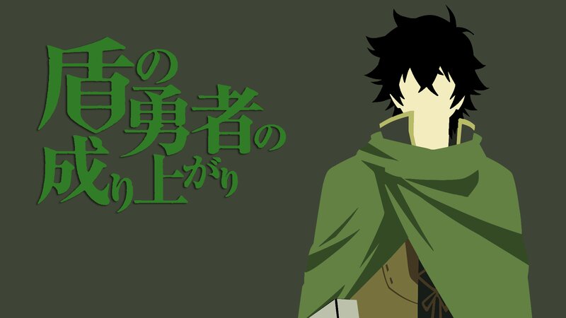 Anime Character with Green Cloak — Dramatic