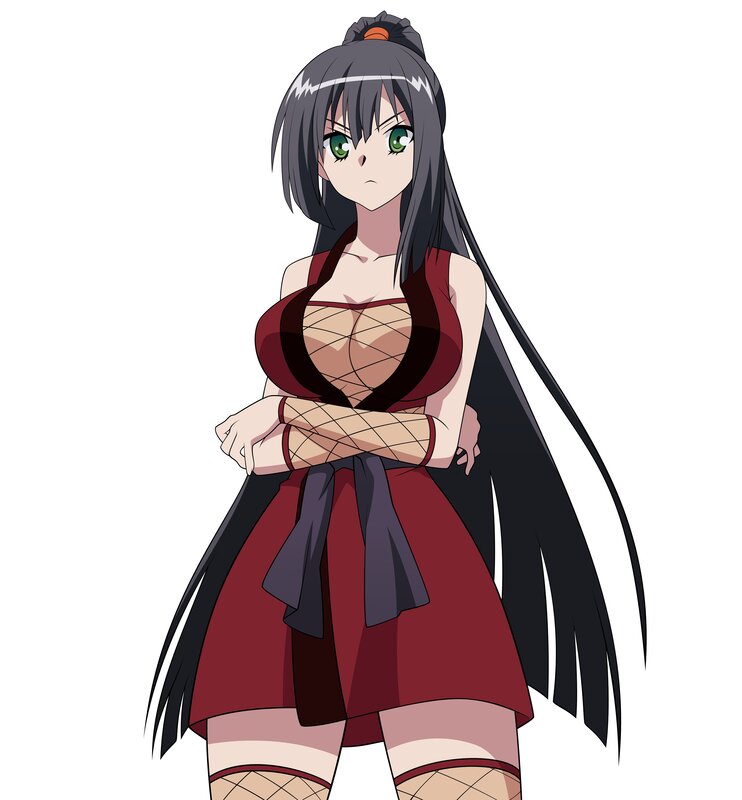 anime character with green eyes
