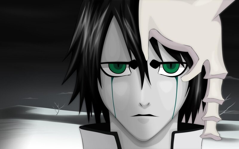 anime character with green eyes