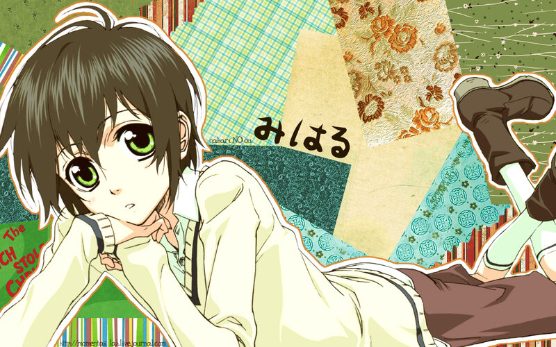 anime character with green eyes