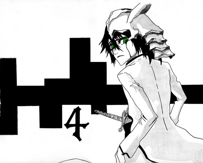 Anime character with green eyes