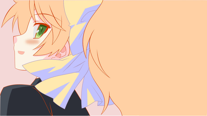anime character with green eyes