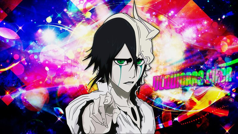 Anime Character with Green Eyes — Purple, Dramatic
