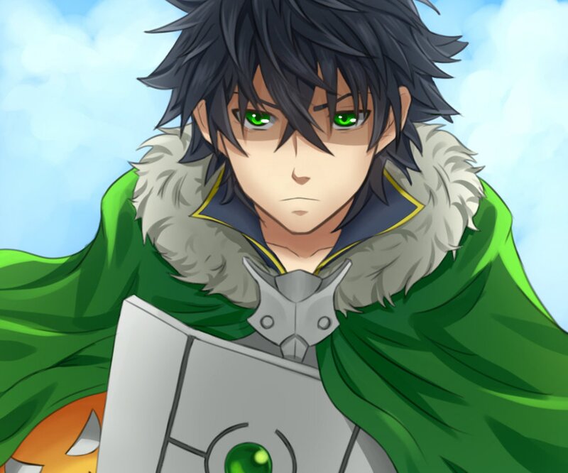 Anime Character with Green Eyes — Serious, Afternoon