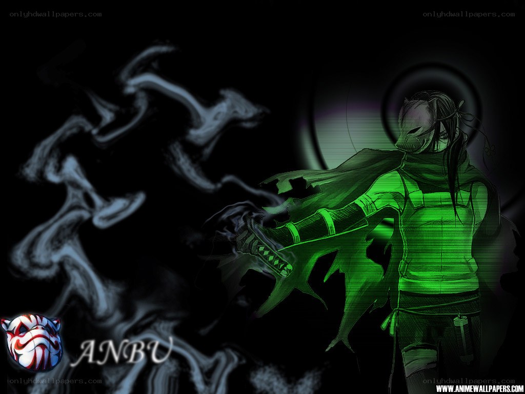 anime character with green glow