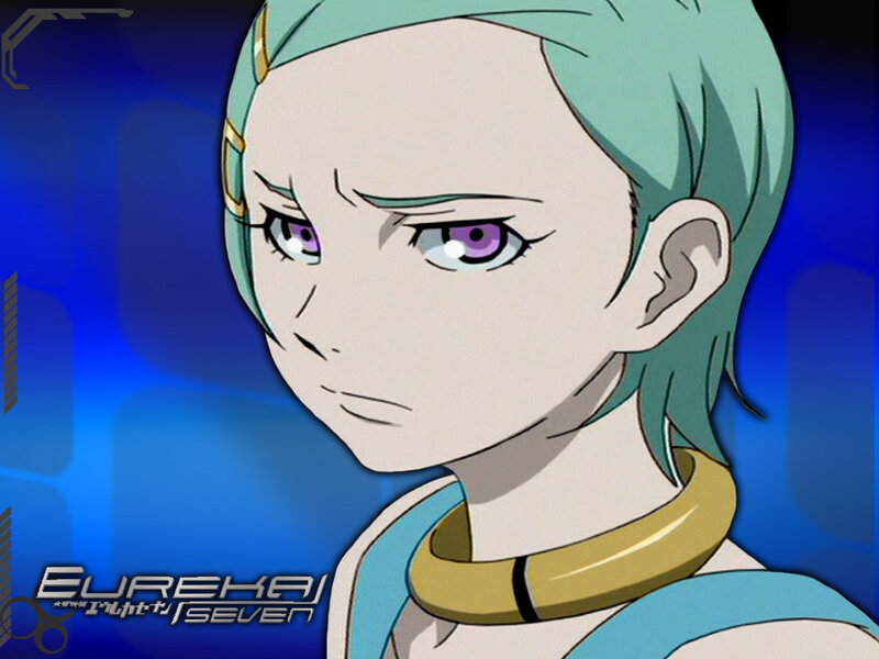 anime character with green hair