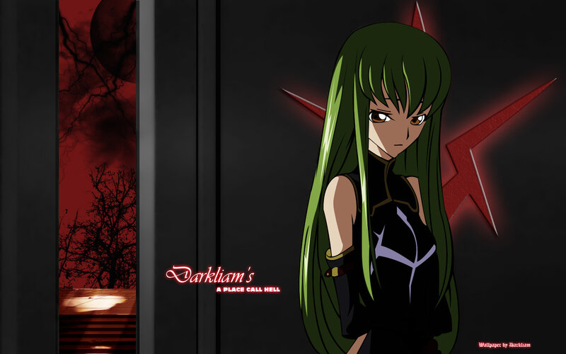 anime character with green hair