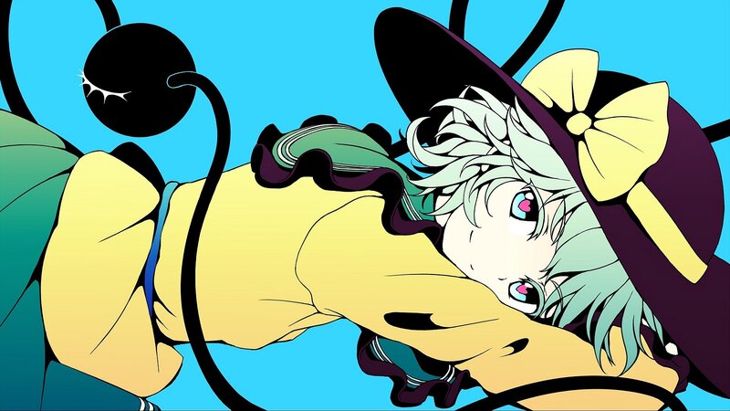 anime character with green hair