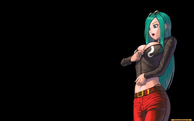 anime character with green hair