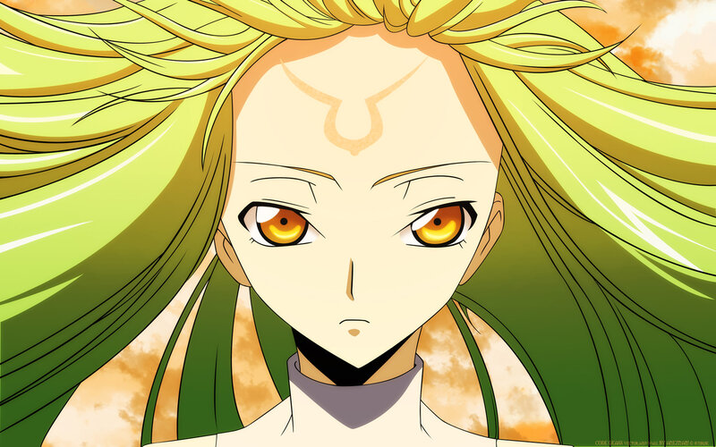 anime character with green hair