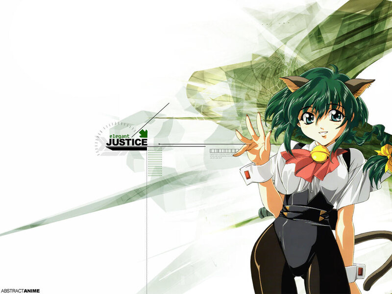 anime character with green hair