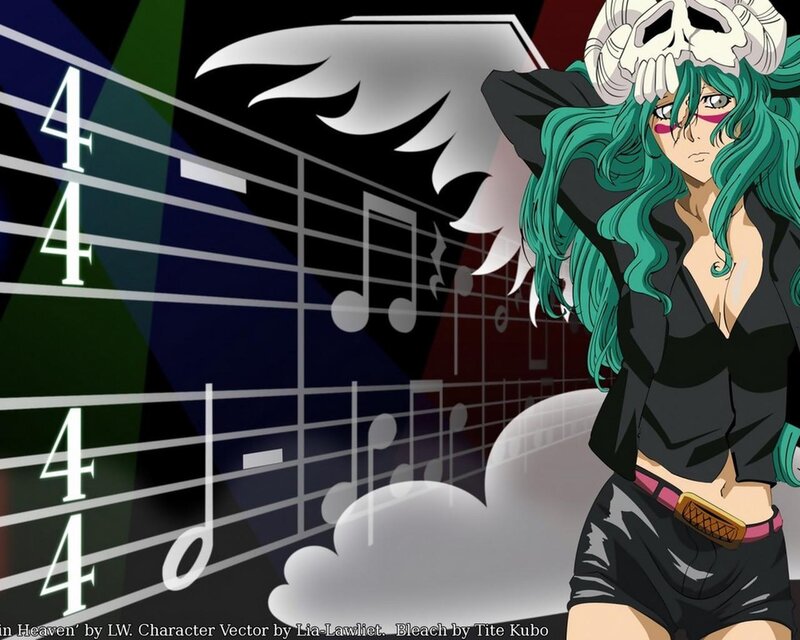 Anime character with green hair