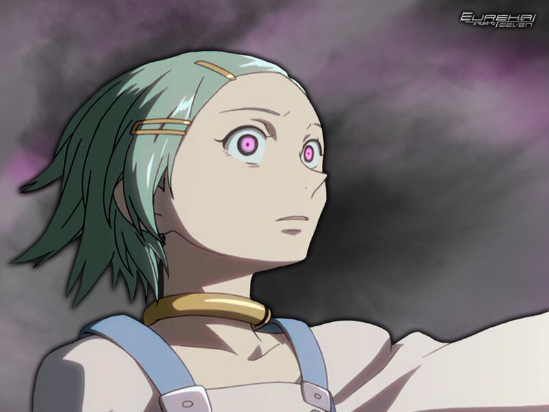 anime character with green hair