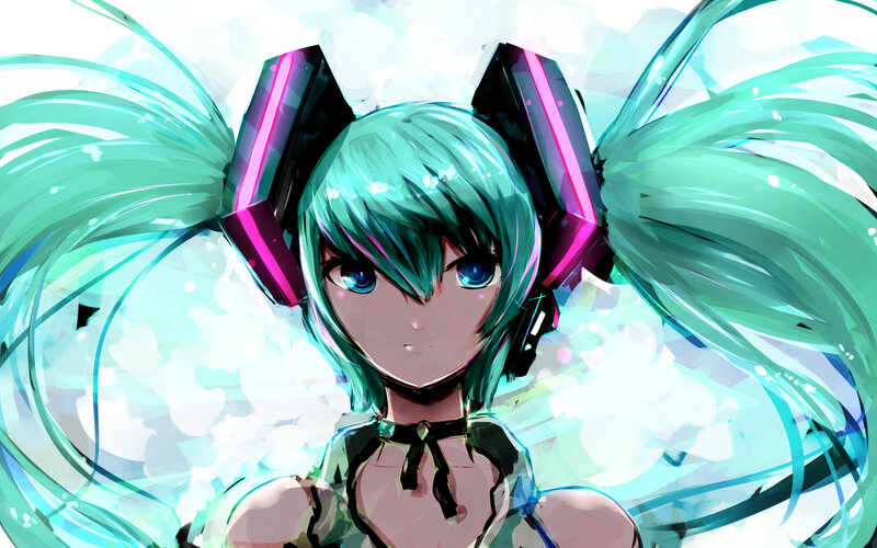 Anime Character with Green Hair — Cyan, Dynamic