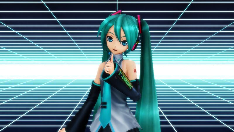Anime Character with Green Hair — Cyan, Futuristic